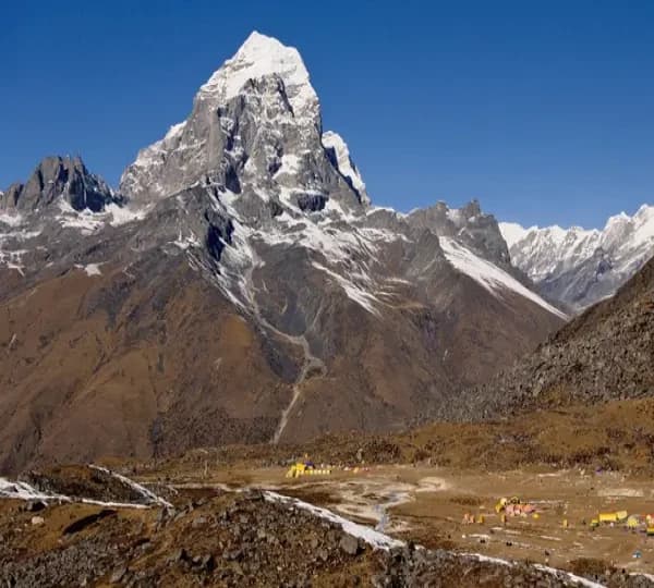 Ama Dablam view in the Everest trek