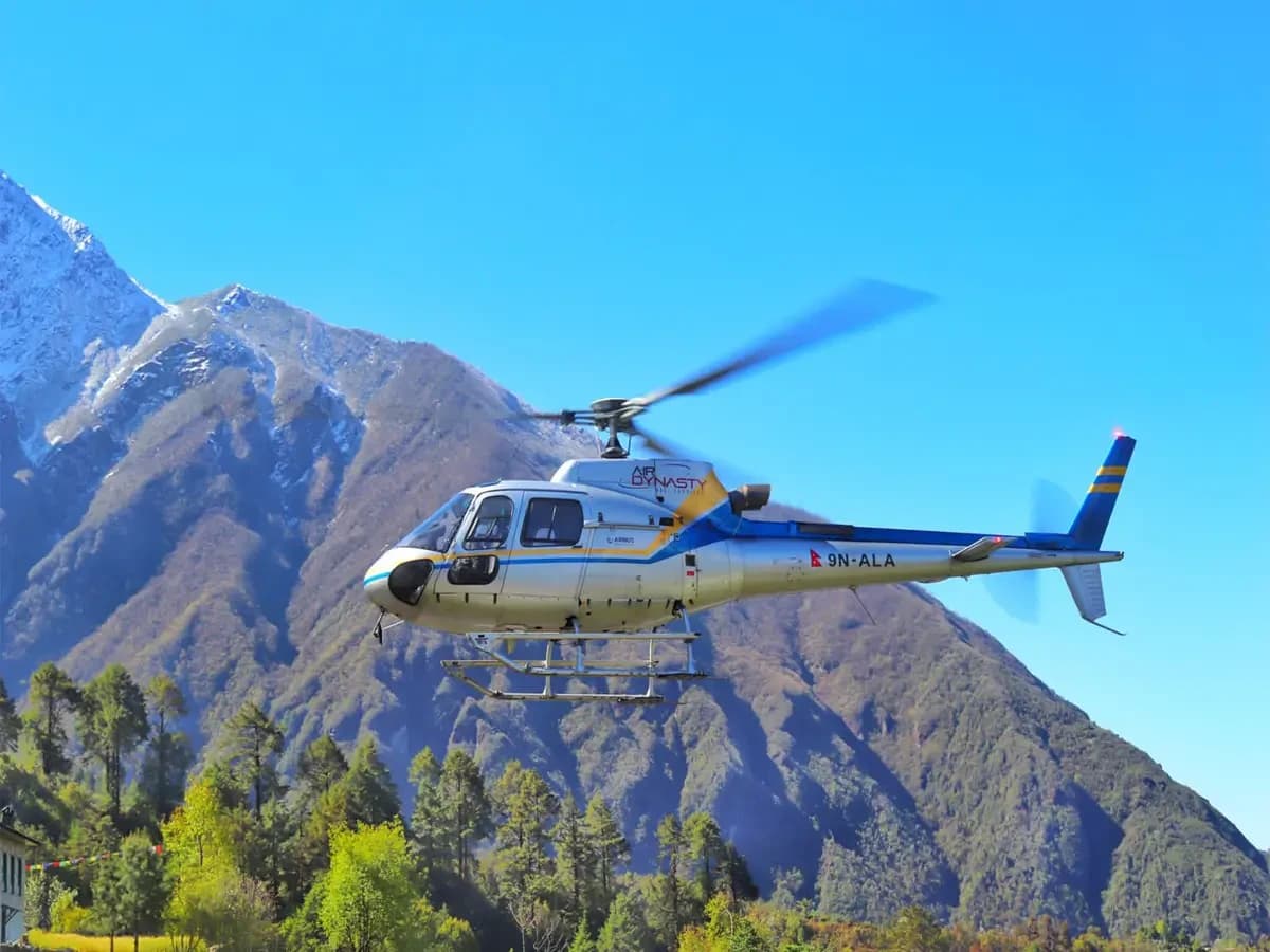 Annapurna base camp helicopter tour