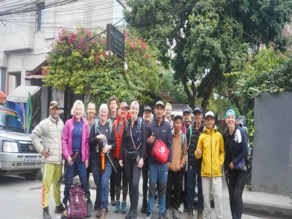 Khopra Lake Trek Group Picture