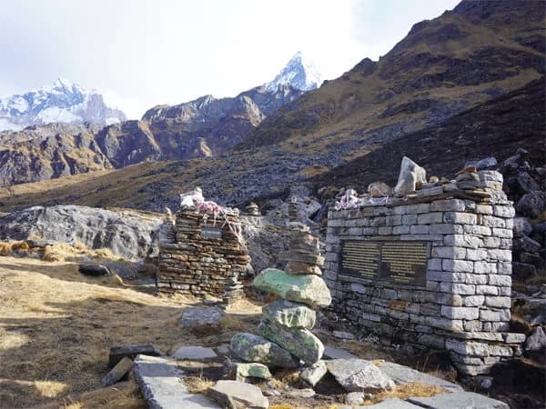 On the way to Mulde during the Khopra Ridge Trek in Nepal